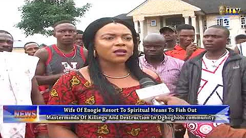 Killings: Wife of Enogie resorts to spiritual means to fish out masterminds