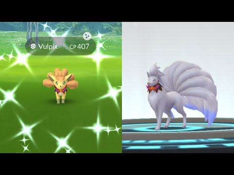 We Caught Shiny Spooky Festival Vulpix Pokemon Go Halloween Event 22 Youtube