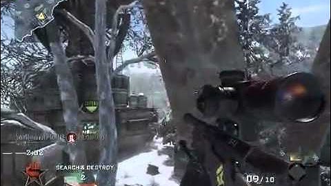 Black Ops - Beast Ass No-Scope Across Array in SnD!!!