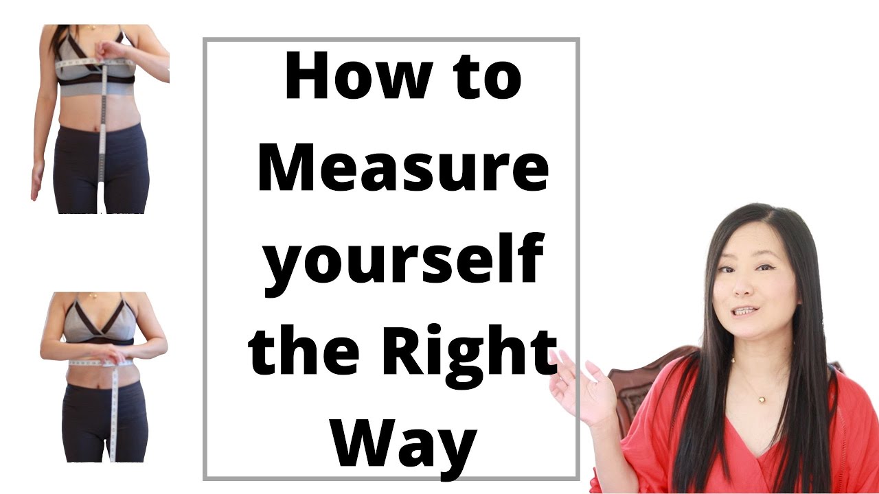 How to measure your waist, bust and hips (the right way) - YouTube