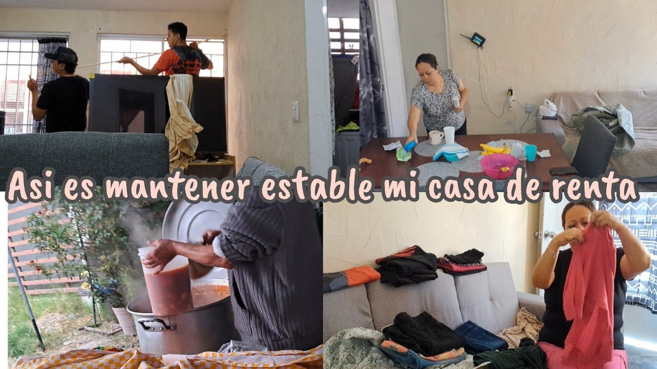 Disfruto mi casa aunque no es propia la mantengo en orden ✨️