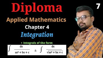 Diploma math 2 integration | integration  | diploma first year maths | Lec 7