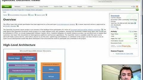 Open XML-HTML Translator Add-in for Firefox demo