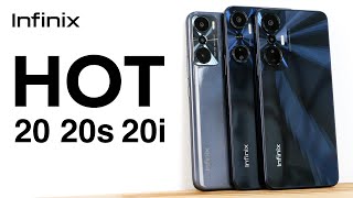 Горячий китайский тройничок! Infinix HOT 20, 20i, 20s / ОБЗОР Инфиникс ХОТ 20, 20ай, 20эс