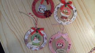 Christmas bows and decorations