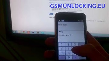 How to UNLOCK via code - How to Enter Code ALCATEL OT 3040