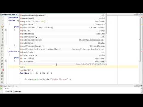 323. Example of Thread priority in Java Programming (Hindi)