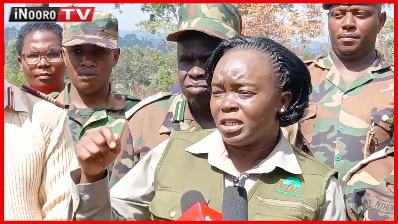 Mĩnĩsta Deborah Barasa gũteyanĩria mĩario yegemainie wĩgwatĩri wa ithaka na mĩtitũ nĩ andũ kĩũmbe