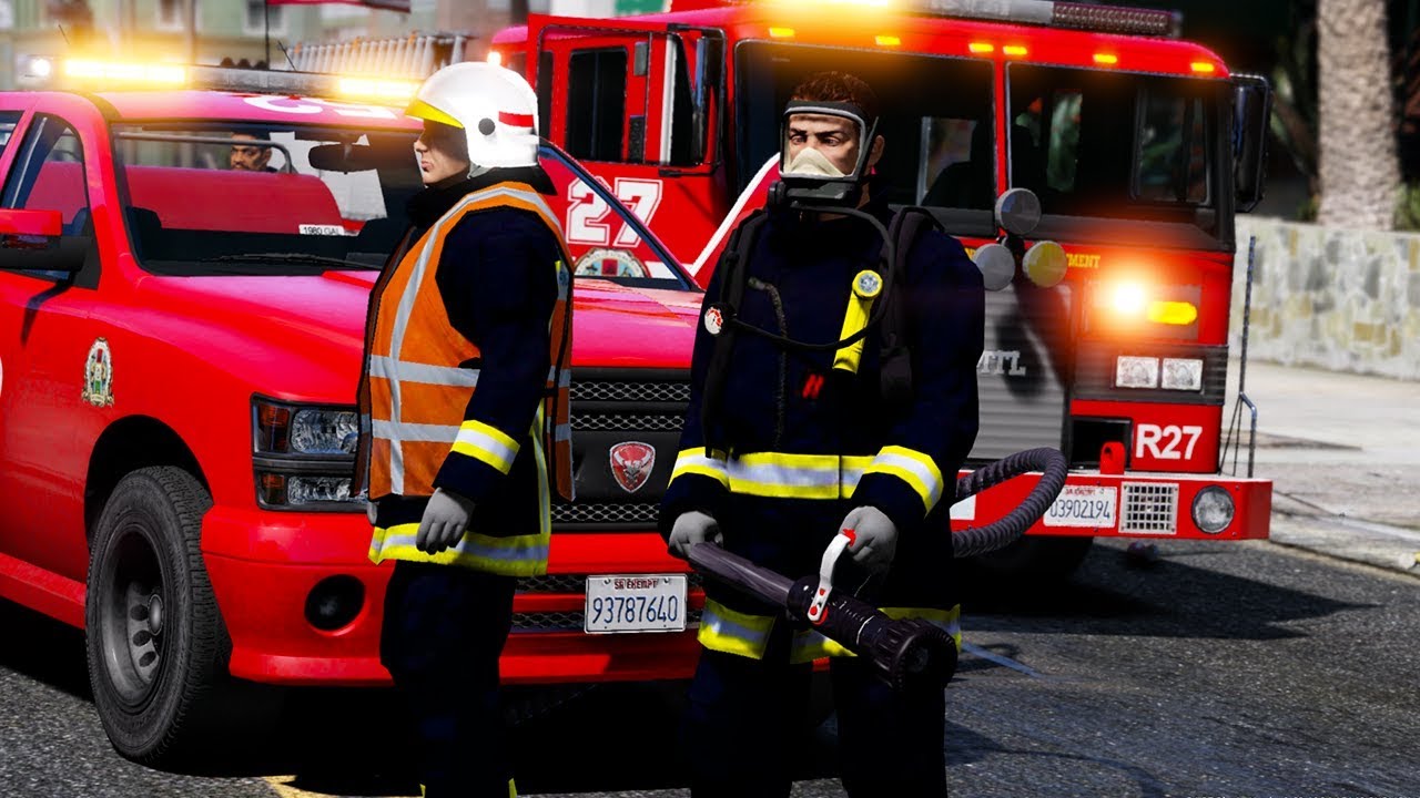 [GTA-LSRD] SAPEURS-POMPIERS - INTERVENTION #5 - YouTube