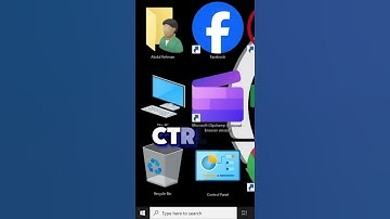 Desktop icon size shortcut trick #shorts #viral #shortvideo