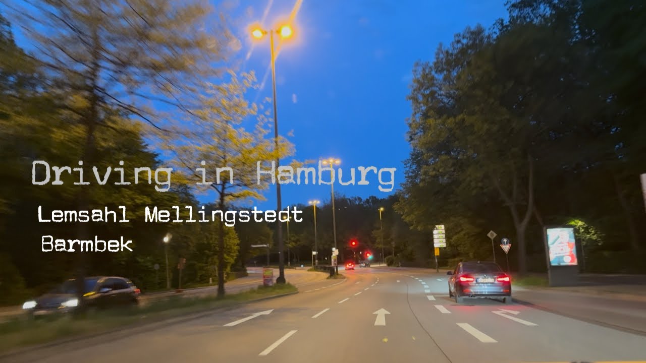 DRIVING IN HAMBURG*[LEMSAL MELLINGSTEDT➡️BARMBEK]*[4K]