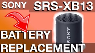 Battery Problems Sony Bluetooth Speaker SRS XB13 Replacement (How to)