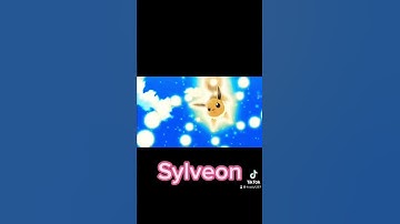 Eevee and evolves into Sylveon 💞