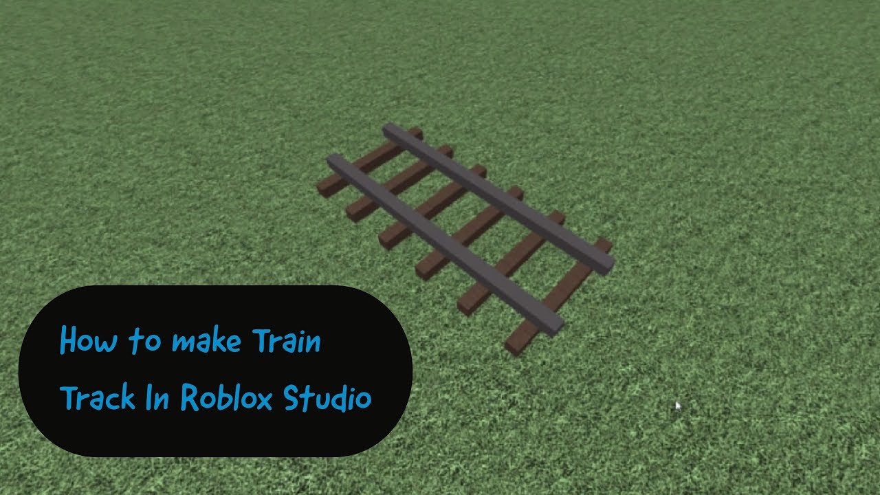 Making Train Track In Roblox Studio Youtube - roblox studio add train tracks