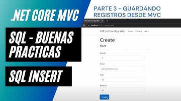 Como crear una app en .net core MVC | #3 - Agregando registros en SQL Server desde MVC