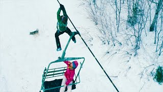 مجموعه من المراهقين بيتعلقوا في سلك لمدة 3 ايام في البرد القارس والديابه بتحاوطهم |Frozen 2010