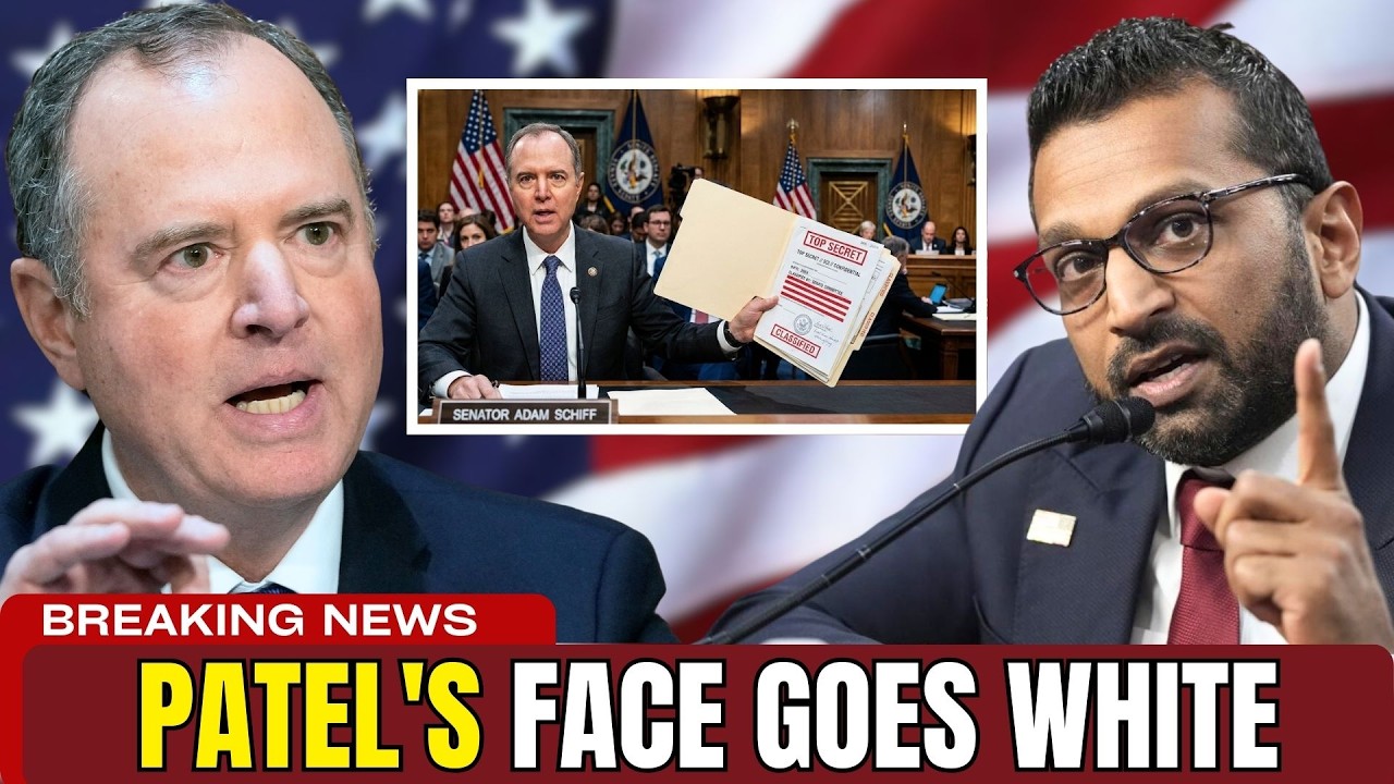 Schiff READS Classified File LIVE — Patel's Face Goes WHITE, His Hands Start Shaking