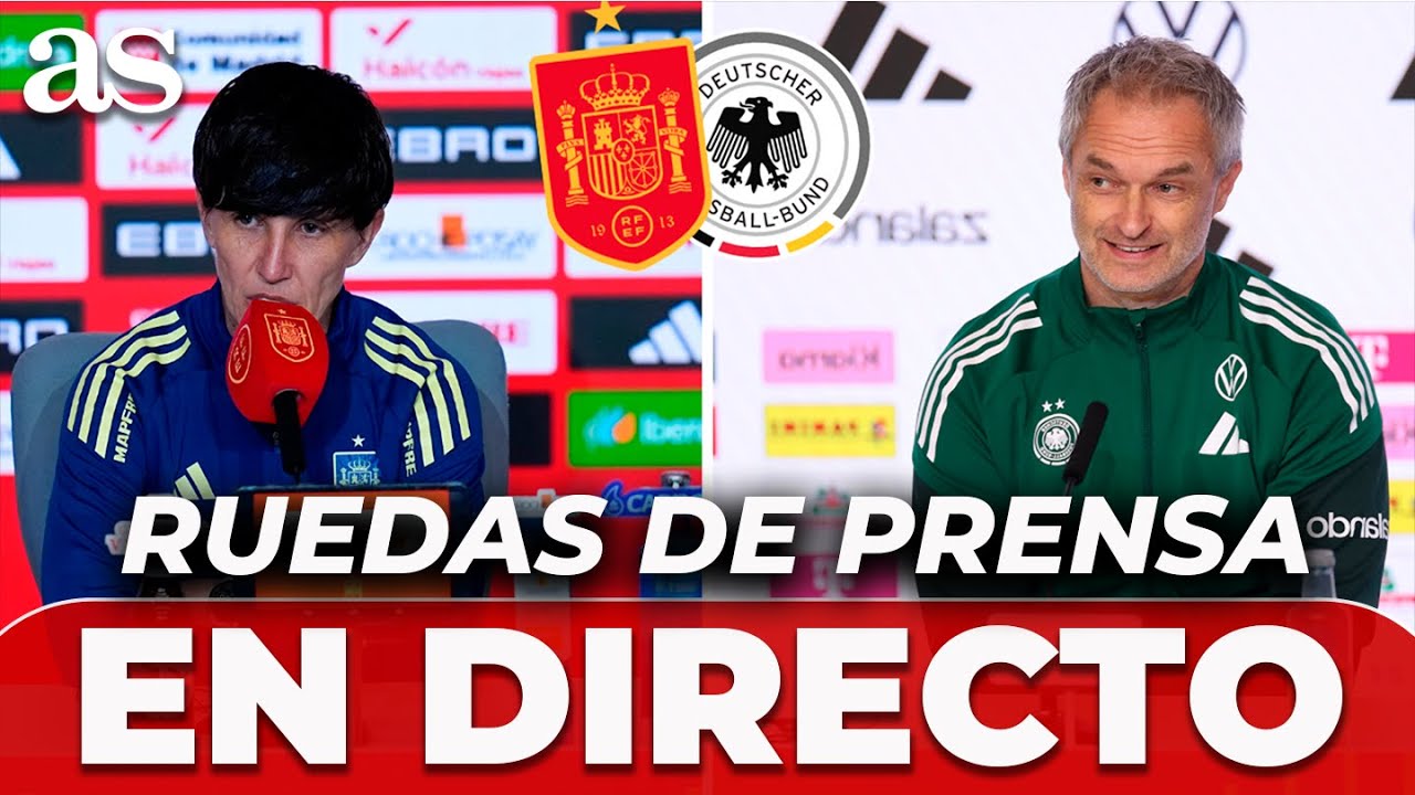 SONIA BERMÚDEZ y CHRISTIAN WUECK, EN DIRECTO | RUEDA DE PRENSA ESPAÑA-ALEMANIA FINAL NATIONS LEAGUE