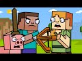 STEVE VS ALEX | Minecraft Animation (Block Squad)