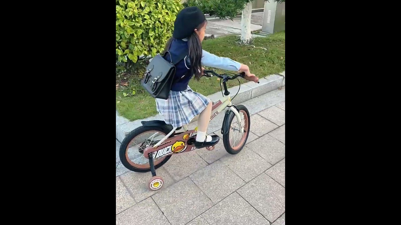 Kids Spreading Joy on Bicycles