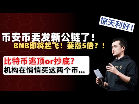 史诗级利好即将到来！币安币BNB要发第三条公链！聪明钱竟然在偷偷买OKB！LUNA、USTC为什么涨？美联储态度如何？现在能抄底比特币吗？OKB是什么OK币？