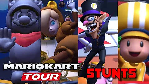 Mario Kart Tour Stunt Animations (Autumn Tour - Toad vs Toadette Tour)