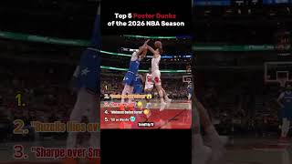 Top 5 Poster Dunks of the 2026 NBA Season #nba #highlights #dunks #fyp #viral