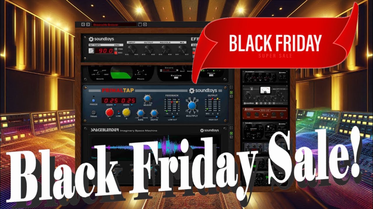 【Black Friday Deal!】Incredible Lowest Price! Top Multi FX VST with 14 Soundtoys Modules! Effect Rack
