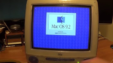 Replacing the Hard Drive and setting up OS9 on iMac G3 [Sped Up 1000x]