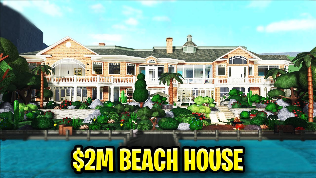 I Built A 2 5M Beach House In Bloxburg Roblox YouTube 