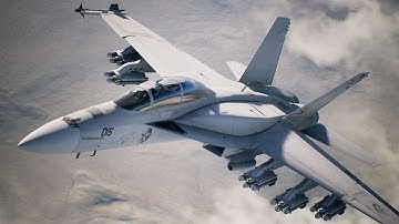 ACE COMBAT™ 7  SKIES UNKNOWN | Cutting Edge Aircraft DLC: F/A-18F Block III | Anchorhead Raid