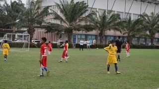 PCSM ACADEMY VS THEPAKSORN ACADEMY SCORE 3-0 2014-06-26 14:00 PM TH First half