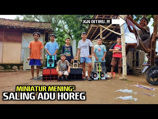 KEREN ‼️ Spek Dibawah Normal Saling adu Horeg Sound Miniatur Kopdar class=