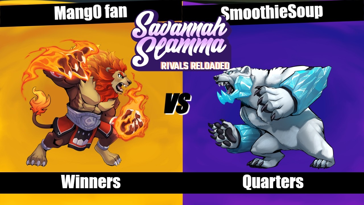 Savannah Slamma 133 WINNERS QUARTERS - Mang0 fan (Zetterburn) vs. SmoothieSoup (Etalus)