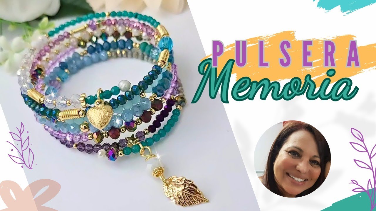 PULSERA MEMORIA . Aprende BISUTERÌA te invito A INTENTARLO 👍🚀💥💪🎈