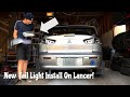 New Sequential Tail Light Install On Lancer! (Looks So Sick!)