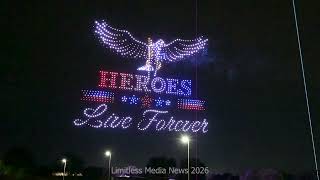 1,200-Drone Show Honors 25th Anniversary of 9/11 in Burnsville, Minnesota