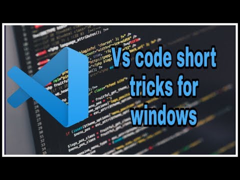 VS code Short Tricks for windows to improve coding skills | visual studio code
