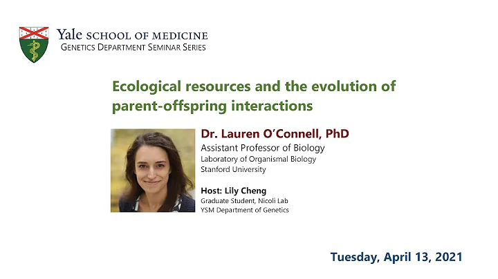 Genetics Seminar Series 2021 - Dr. Lauren O'Connell