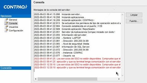 Los servicios del SSCI no estan disponibles. Compruebe que el servicio este - Soporte - Microcora