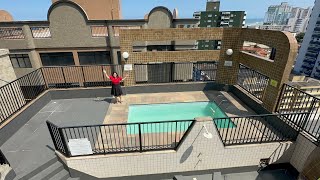 Apartamento pé na areia 😍 💎 TOTALMENTE MOBILIADO 💎 em Praia Grande