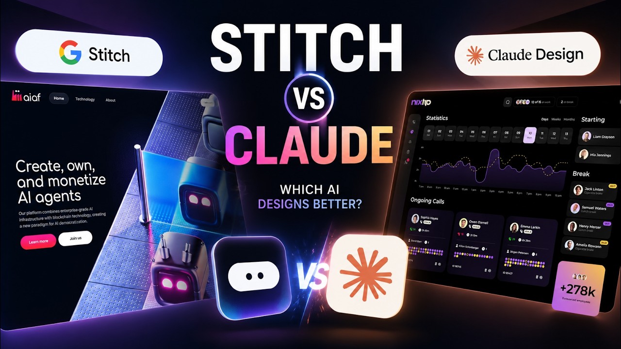 Google Stitch vs Claude Design: The RESULT Will Shock YOU!