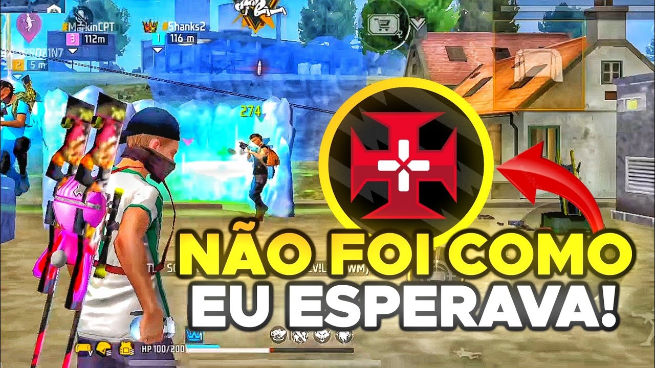 FIZ TESTE NA BASE DO VASCO😤IPhone XR💚HIGHLIGHTS EM CAMPEONATOS DE FREE FIRE💚