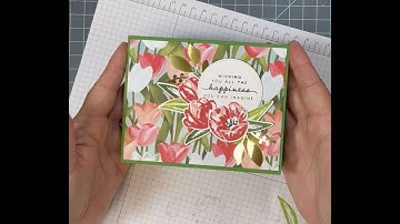 Flowering Tulips bundle and Flowering Fields DSP project - retiring soon from Stampin