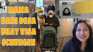 Cara pembuatan visa schengen nya Mama #visa #visaschengen #indonesia #liburan
