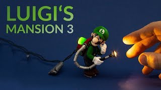 EQUIPPING ClayLuigi with REAL CHAIN OF LIGHTS (Luigi‘s Mansion 3)