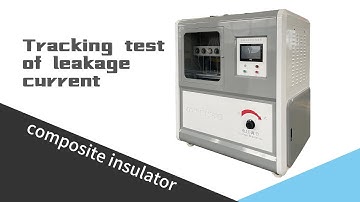 Composite insulator resistance to tracking test