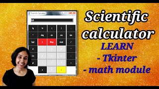 How to create a Scientific Calculator in Python using Tkinter | Python Tutorials | Python Project