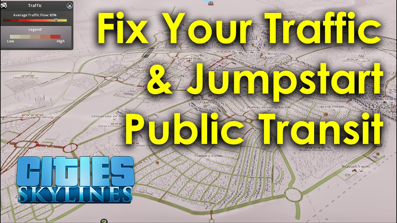 Cities Skylines Multiplayer & I Still have to Fix Traffic & Build a  Roundabout! (5B1C) 