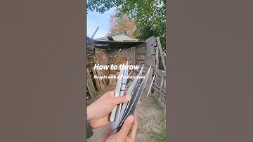 How to throw no spin with different knives